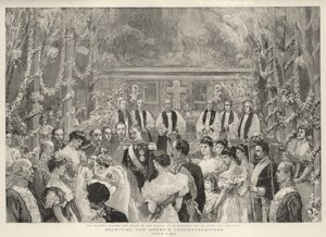 Recevoir les félicitations de la reine